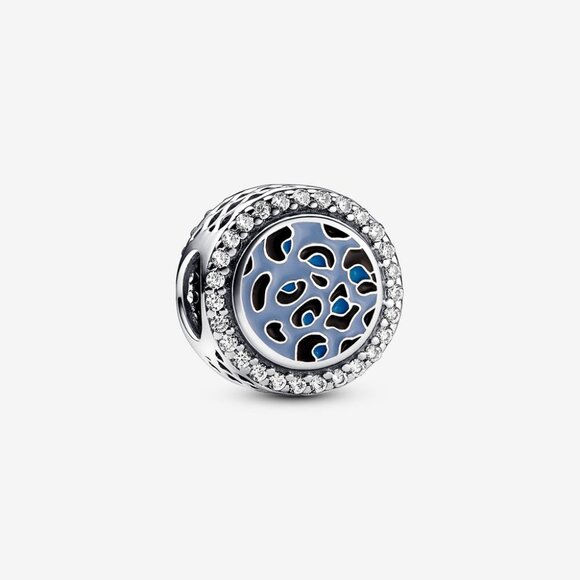 Pandora Blue Leopard Charm - Picture 2 of 4